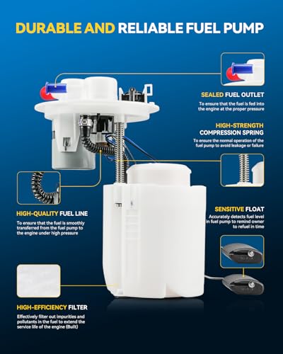 PHILTOP FG1555 Electric Fuel Pump Assembly Fit for Accent 2012-2017, Rio 2012-2017, Electric Fuel Pump Module Assembly Kit - Image 4