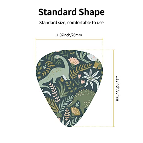 Ensemble de 12 médiators de guitare dinosaure mignon pour guitare acoustique, guitare électrique, contrebasse, ukulélé - Les Beatles, Paul McCartney, John Lennon, RIngo Starr, George Harrison Ensemble de 12 médiators de guitare dinosaure mignon pour guitare acoustique, guitare électrique, contrebasse, ukulélé – Image 5