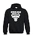 Textilmonster Kapuzenpullover - Chicago Bulls (L, Schwarz)