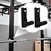 kowaku 2 Pieces Wall Mounted Barbell Rack Barbell Holder for Home Gym Accessory, Premium, Practical Fitness Equipment Storage Holder, PC Material, 16cmx5.2cm