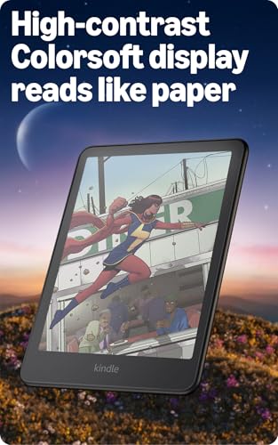 Image of Amazon Kindle Colorsoft 16 GB (newest model) - With color display that brings covers and content to life, now highlight in color - No Ads - Black