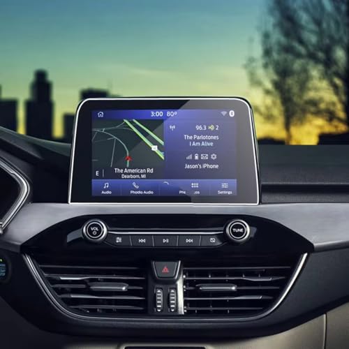 Écran tactile anti-rayures : protection navigation Ford Escape 2020 2021 verre trempé ultra clair