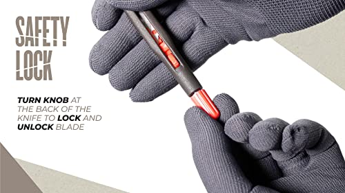 Image of VViViD Best Damn Knife - Heavy Duty Precise Utility Blade, Sturdy Safety Lock, and 10 Replacement Blades