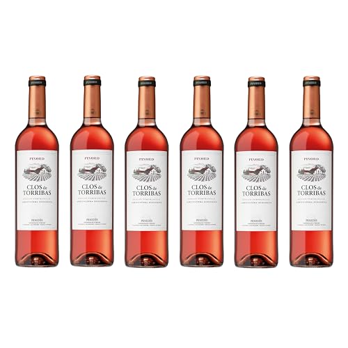 Clos De Torribas Vino Rosado DO Penedès Ecológico, Caja de 6 botellas x 750 ml
