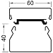 Produktbild Canal LFS 40x60 en acero