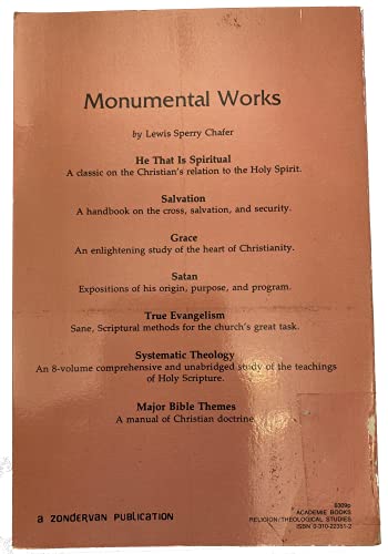 Salvation: A Clear Doctrinal Analysis 0310223512 Book Cover