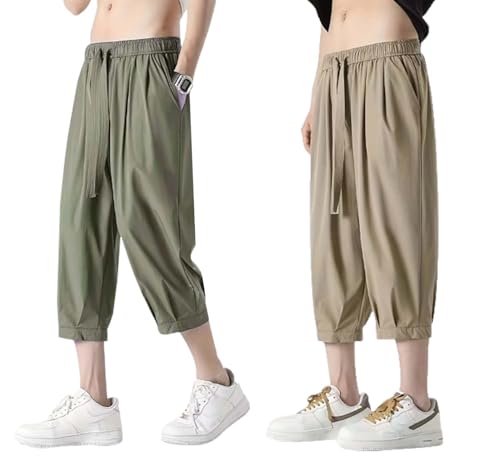 Image of Lymio Men Shorts || Three Quarter Pant for Men || 3 /4 Casual Cotton Shorts (Short-46-49)