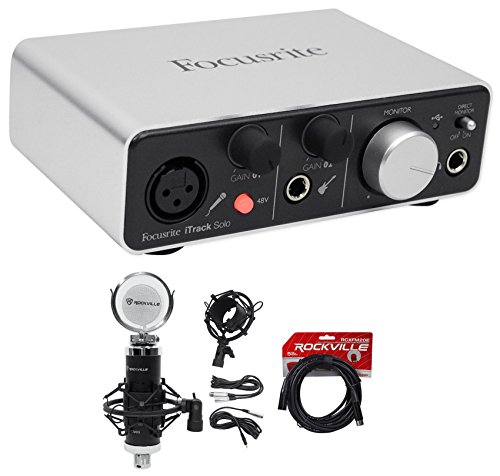 Amazon.co.jp: Focusrite ITRACK SOLO LIGHTNING USBオーディオ録音