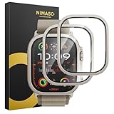 【2枚組】NIMASO Apple Watch Ultra 3 (2025) / 2 (2023) / 1 (2022) 49mm 対応 ガラスフィルム 一体型 全面保護 強化ガラス 保護フィルム アップルウォッチ ウルトラ / ウルトラ2 / ウルトラ3 専用 画面保護 高透過率 気泡防止 指紋防止 傷防止 薄型 貼り付け便利 DSP24H1511