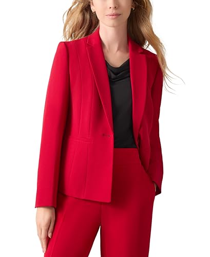 Kasper Stretch Crepe One Button