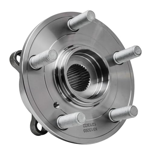 Image of Detroit Axle - 2pc Front Wheel Bearing Hubs for 11-17 Honda Odyssey, 5-Lug Wheel Bearing & Hubs Assembly 2011 2012 2013 2014 2015 2016 2017 Replacement