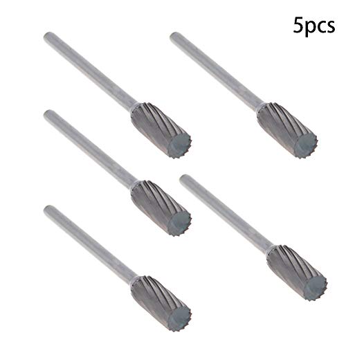 Fresas rotativas 6mm de carburo de tungsteno 5 piezas miniatura 3