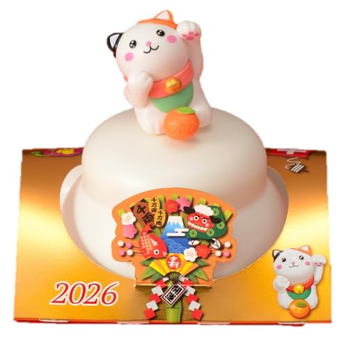 越後製菓 丸餅入 招福招き猫 にゃあ(鏡餅) 66gのサムネイル