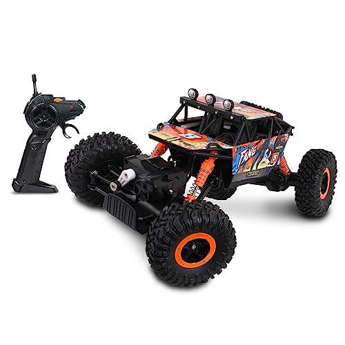 NKOK Mean Machine 1/16 R/C Rock Crawler Series [2.4GHz] Rock Crawler Fang, Innovative Suspension System, Powerful Motor, Grippy Tires, 150-foot Range, Pistol Grip Controller, Real time 4x4