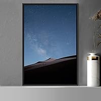 Framed Canvas Wall Art Beautiful Landscape Canvas Prints Home Artwork Decoration for Living Room,Bedroom - 16x24 inches