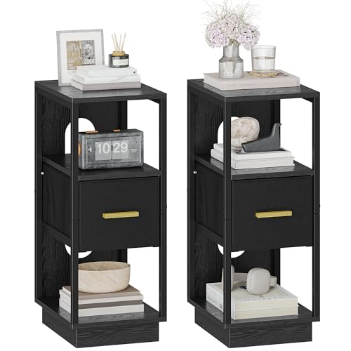 Hzuaneri Mesita de Noche Mesilla de Noche