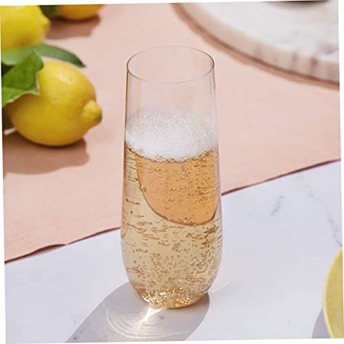 Luxshiny 10 Peças Copo De Champanhe Espresso Café Copo De Plástico Copos De Uísque Tigela Coquetel F