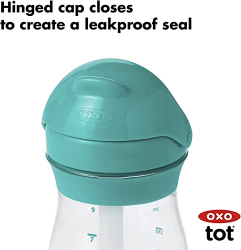 OXO Tot Transitions 9 ounce Straw Cup, Teal - Thumbnail 7