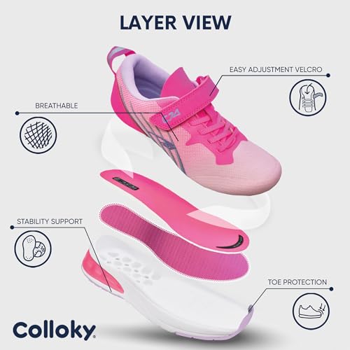 Toddler Sport Shoes for Boys and Girls - Washable Sneakers, Lightweight Design with Soft Soles & Adjustable Strap for Active Kids3