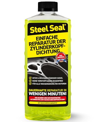 STEEL SEAL Zylinderkopfdichtung Dichtmittel – Zylinderkopfdichtung abdichten, Kühlwasserverlust stoppen & Motorschäden vermeiden – Reparatur ohne Werkstatt für alle wassergekühlten Motoren