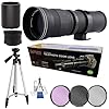 HD 420-1600mm Aperture F/8-16 MF HD Manual Telephoto Zoom Lens for Canon EOS R, EOS R3, EOS R5, EOS R6, EOS R6 II, EOS R7, EOS R8, EOS R10, EOS R50, EOS R100, EOS RP Mirrorless Cameras.