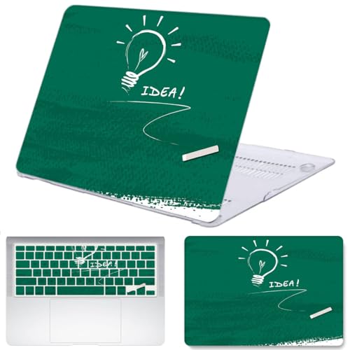 Funda para MacBook Air 15 M4 M3 M2 carcasa rígida brillante con protector de teclado español