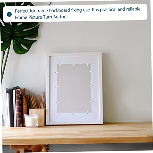Image of Plastic Frame Picture Back Plate Photo Frame Buttons 100pcs Hardware Easy Install