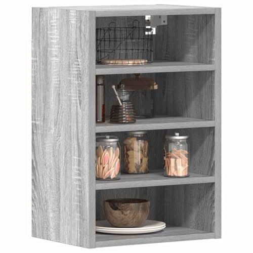 Armario colgante Sonoma gris 40 x 29,5 x 60 cm, madera de ingeniería, jiangboyue-854180