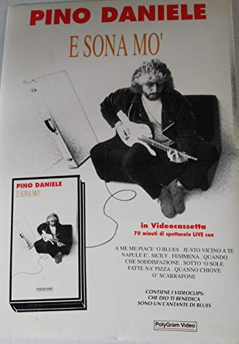Présentoir PLV Pino Daniele E sona mo' Promo Display Stand 35 X 50 cm collector