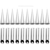 BESPORTBLE Kegelförmige Croissantform aus Edelstahl mit Antihaftbeschichtung und Rostschutz für Zuhause und Konditorei Backzubehör Satz 1