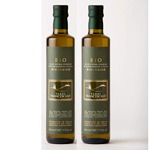 ORGANIC Italian Extra Virgin Olive Oil | Pack of 2 | directly imported from selected artisinal italian farms