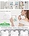 Stylivolve Crossbody Wallet Case for iPhone 17 Pro with Mirror, Wrist Strap, Zipper Purse Magnetic Flip, RFID Blocking Card Holder, Wireless Charging, PU Leather Shockproof 6.3" Women (White)
