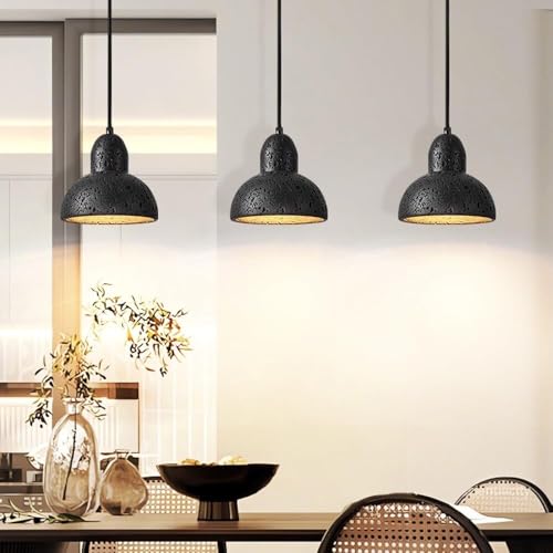 Lustres style Wabi-Sabi en dôme de marbre pour illuminer votre îlot