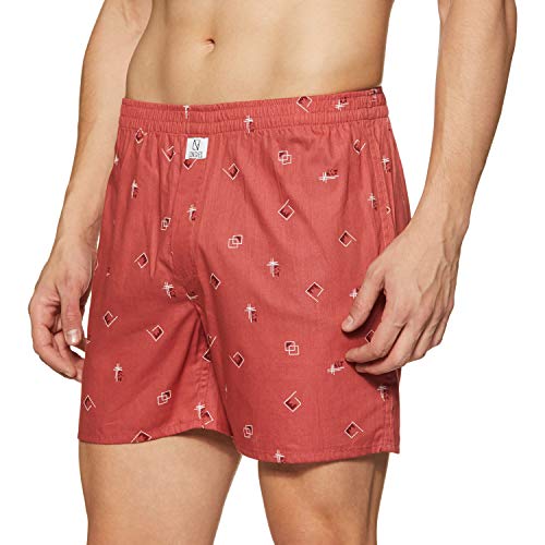 Image of Longies Men's Cotton Printed Regular Boxer Shorts