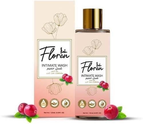 – Floren Intimate Hygiene Wash | 120ml | Paraben & SLS-Free | Prevents Itching, Irritation & Dryness | Refreshing Natural Formula | Suitable for All Skin Types