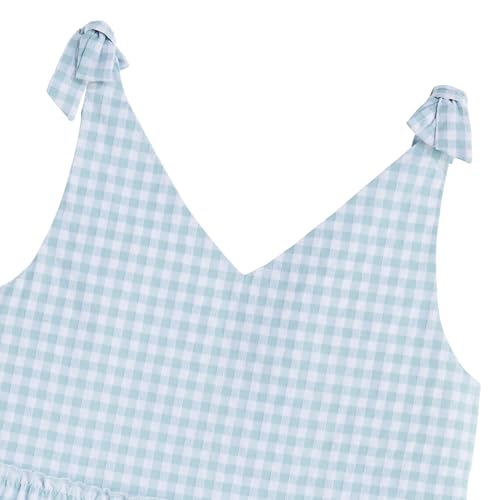 vineyard vines Girls' Harbor Tie Shoulder Tiered Dress3