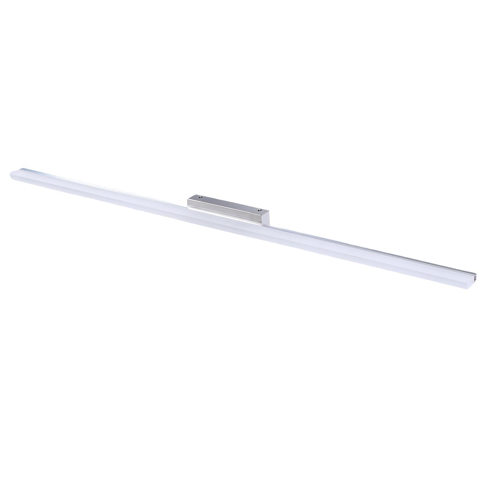 Naroote Lampada da Bagno Sopra lo Specchio, Lampada da Trucco LED SUS Antiappannamento da 120 Cm, Barra Luminosa Dimmerabile con 3 Temperature di Colore, Ideale per Bagni di Casa e Hotel