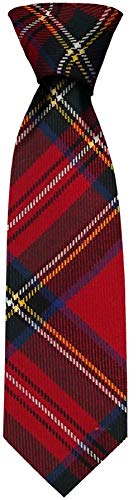Cravate en tartan écossais pour homme léger et élégant motif Stewart Royal
