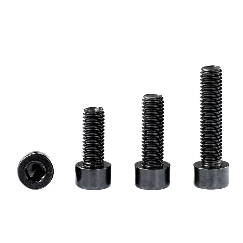 Vis tête cylindrique M5 boulon douille hexagonale Allen acier inoxydable noir