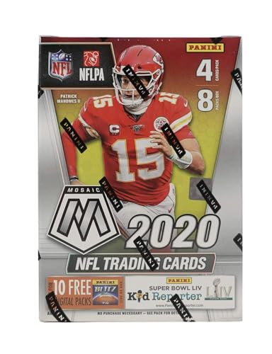2020 Panini Mosaic NFL Football BLASTER box (32 cards/bx)