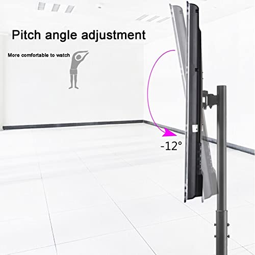 Soporte móvil de TV para 17-50 pulgadas regulable en altura miniatura 4