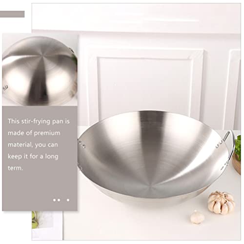 DOITOOL Wok in Acciaio Inossidabile Wok in Acciaio...