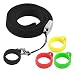 Anti-Loss Lanyard Necklace Compatible for J-uul or Similar Sized Pods System Pens Pendant Holder, Silicon Rubber Carrying Case for Daily Life, Office, Outdoor-Device Not Included(Black)