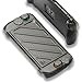 Savage Raven by Skull & Co. StandGrip Front Cover Bundle for Nintendo Switch 2: Protective Case with Textured Grips Full Protection and Hard-Shell Front Cover Handheld Design - Smoky Black immagine