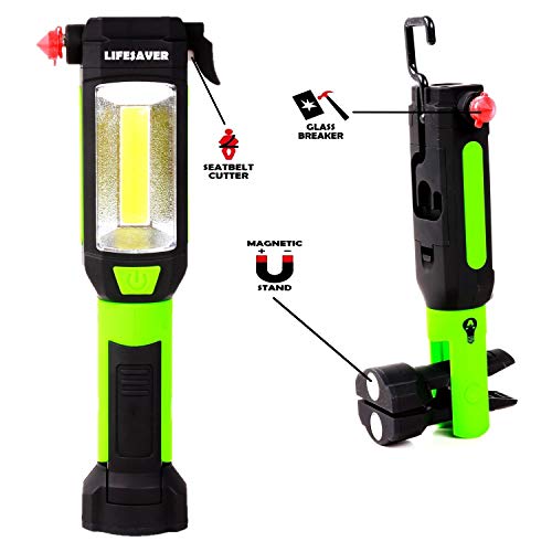 【2020 New Version】 Lifesaver Emergency Car LED Flashlight - Car Safety Hammer, Emergency