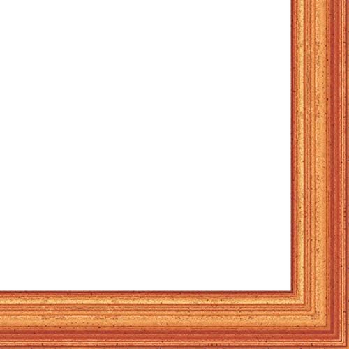 Picture Frame Moulding (Wood) 100ft Bundle - Traditional Gold Finish - 1" Width - 9/16" Rabbet Depth