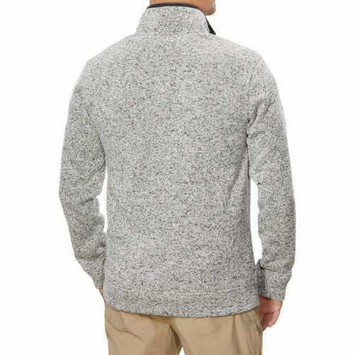 Image of Eddie Bauer Men's Snap Placket Radiator Fleece Pullover Top