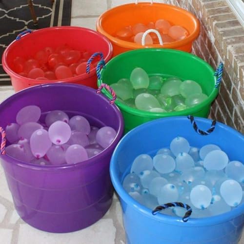MORAINJAY 200pcs Wasserbomben Luftballons für Kinder Erwachsene,Mini Latex Ballons Biologisch Abbaubare Ballons Einfach Befüllen Wasserbombe Ballon für Sommer Schwimmen Strand Pool Spielzeug