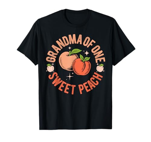 Zum ersten Geburtstag von Oma One Sweet Peach Bday Family Matching T-Shirt
