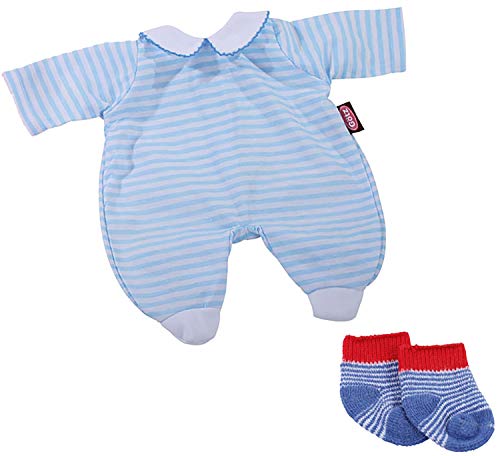 Götz 3403085 Combinaison bébé Pfiffikus - Taille de vêtements de poupée. S - Ensemble vêtements et Accessoires 3 pièces pour poupées 30-33 cm